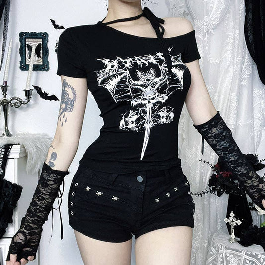 Slant Shoulder Tee