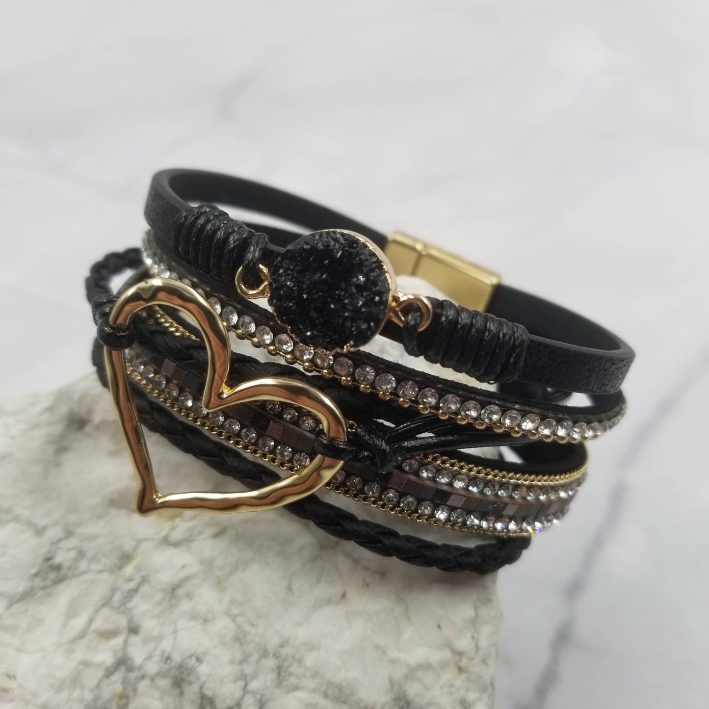 Crystal Heart Bracelet