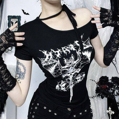 Slant Shoulder Tee