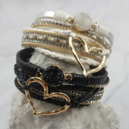 Crystal Heart Bracelet